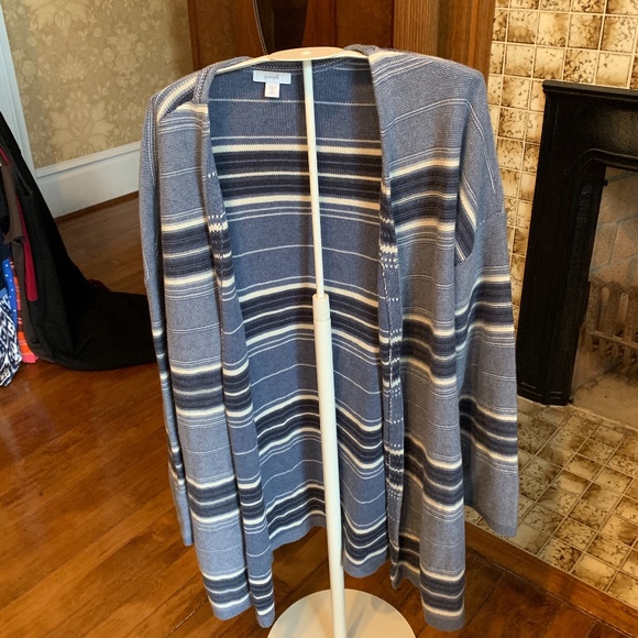 Pure Jill by J Jill 100 percent cotton long cardigan.‎ Worn maybe once . - Picture 1 of 6